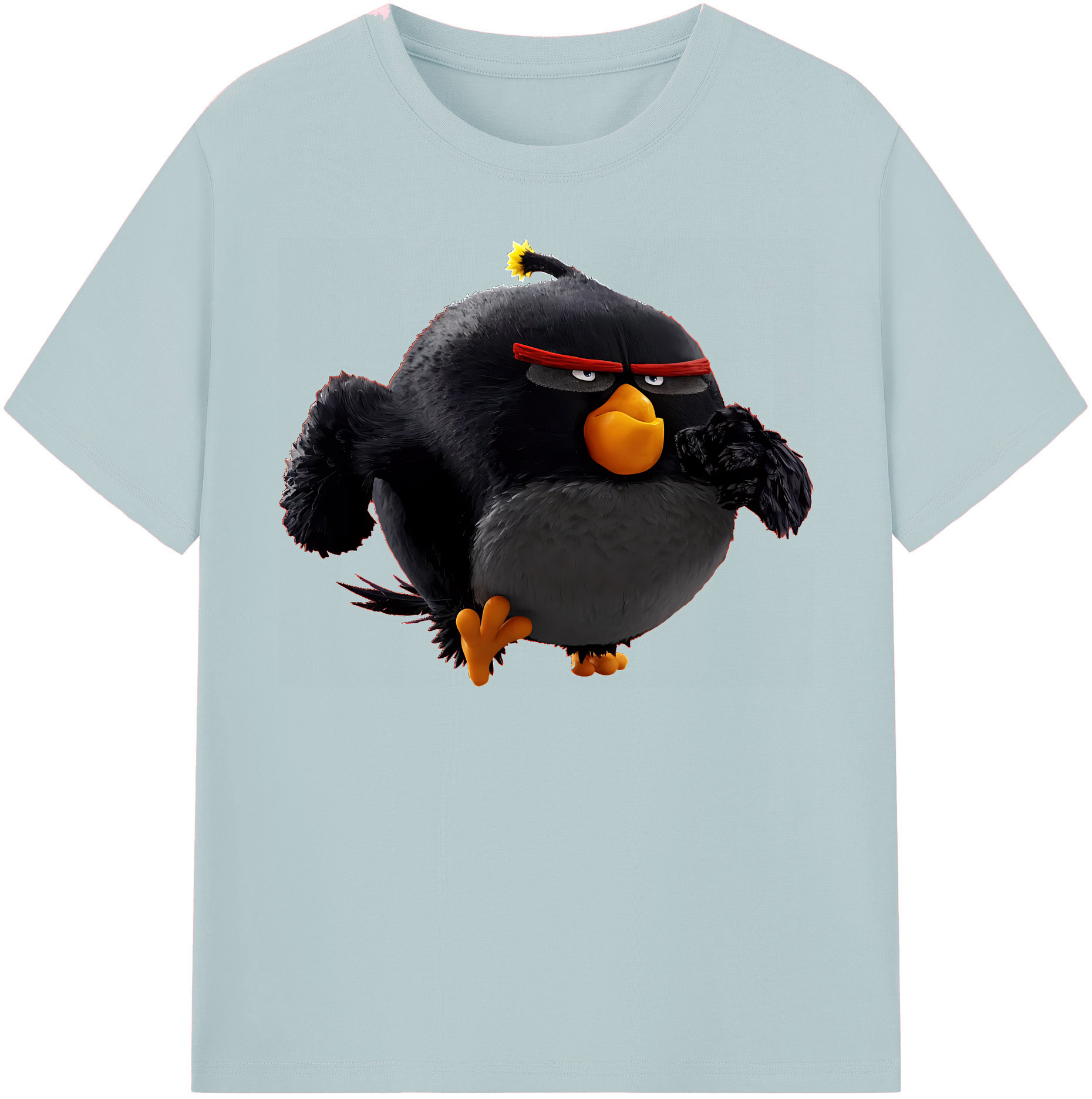 （画像用） Angry Birds アングリーバード 綿100％半袖Tシャツ（フロントプリント）